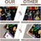 72x43inch Polyester Day of The Dead Backdrop(Colorful Pattern)